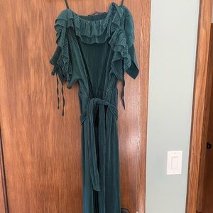 Zara long pant teal jumpsuit NWT